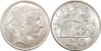 20 francs Belgium 20 francs 1955, BU BELGIE, King Baudouin I (1948 - 1993) RARE DATE -