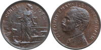 1 centesimo Italy 1 centesimo 1915, UNC, King Vittorio Emanuele III (1900 - 1946) -