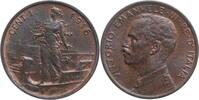 1 centesimo Italy 1 centesimo 1916, UNC, King Vittorio Emanuele III (1900 - 1946) -