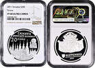 20 euro Slovakia 20 euro 2011, NGC PF68 UC, Historical Preservation Area - Trnava -