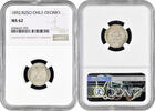 Chile 1 decimo 1892/82 So, NGC MS62, Republic of Chile (1851 - 1898) -