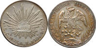 real Mexico 8 reals 1893 Cn AM, AU, Republic of Mexico (real) (1823 - 1897) -