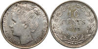 10 cents Netherlands 10 cents 1903, UNC, Queen Wilhelmina (1890 - 1948) -