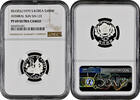 100 won South Korea 100 won 1970, NGC PF69 UC, Admiral Sun Sin Lee silver coin -