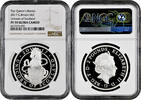 2 pounds Great Britain 2 pounds 2017, NGC PF70 UC, The Queen's Beasts - Unicorn Top Pop -
