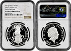 2 pounds Great Britain 2 pounds 2019, NGC PF70 UC, The Queen's Beasts - Yale Top Pop -