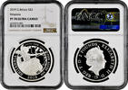 2 pounds Great Britain 2 pounds 2019, NGC PF70 UC, Britannia standing beside a lion -