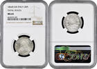 1 lira Papal States 1 lira 1866 R, NGC MS65, Pope Pius IX (1846 - 1878) -