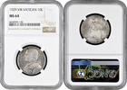 10 lire Vatican City 10 lire 1929, NGC MS64, Pope Pius XI (1929 - 1938) -