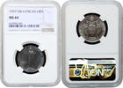 1 lira Vatican City 1 lira 1929, NGC MS64, Pope Pius XI (1929 - 1938) -
