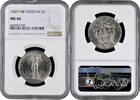 2 lire Vatican City 2 lire 1929, NGC MS66, Pope Pius XI (1929 - 1938) -