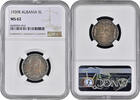 5 leke Albania 5 leke 1939 R, NGC MS62, Italian occupation (1939 - 1943) -
