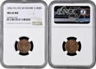1/2 rigsbankskilling Denmark 1/2 rigsbankskilling 1852, NGC MS64 RB, King Frederick VII (1848 - 1863) Top Pop 3/0 -