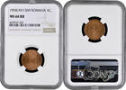 1 centesimo Somalia 1 centesimo 1950, NGC MS66 RB, UN trust territory under Italian administration (1950 - 1960) Top Pop 4/0 -