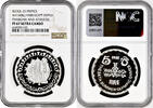 5 pounds Egypt 5 pounds 1988, NGC PF67 UC, Seoul Olympics - Earth Ball with Athlets -