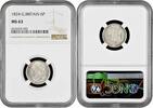 6 pence Great Britain 6 pence 1824, NGC MS63, King George IV (1820 - 1830) silver -