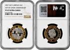 2 pounds Great Britain 2 pounds 2007, NGC PF67 UC, Acts of Union 1707 silver coin -
