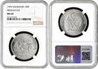 100 pesetas Western Sahara (Saharawi) 100 pesetas 1994, NGC MS69, Triceratops Top Pop 1/0 -