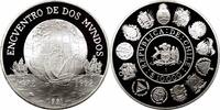 10000 pesos Chile 10000 pesos 1991, PROOF, 500th Anniversary - Discovery of America silver -