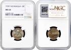 10 centavos Nicaragua 10 centavos 1939, NGC MS64, Cordoba (1912 - 1990) -