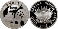 1 rand South Africa 1 rand 1995, PROOF, 100th Anniv. - Railway Pretoria-Delagoa Bay -