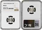 20 centavos Honduras 20 centavos 1958, NGC MS65, Republic of Honduras (1931 - 2019) -