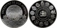 10000 pesos Chile 10000 pesos 1991, PROOF, 500th Anniversary - Discovery of America silver -