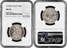 1 peso Chile 1 peso 1933, NGC MS65, Republic of Chile (1899 - 1968) -
