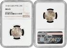 20 centavos Philippines 20 centavos 1918 S, NGC MS65, U.S. Administr. (1903-1945) Pop 7/1 -