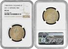 2 francs French Oceania 2 francs 1948, NGC MS64 ESSAI, LEC-12, REISED RIM -