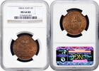 2 centimes Haiti 2 centimes 1886 A, NGC MS64 RB, Republic of Haiti (1863 - 1985) -