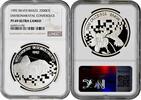 2000 cruzeiros Brazil 2000 cruzeiros 1992, NGC PF69 UC, Environmental Conference Top Pop 5/0 -