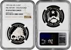 10.000 pesos Guinea-Bissau 10.000 pesos 1993, NGC PF69 UC, Pre-History Stegosaurus Top 1/0 -