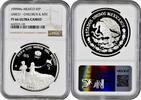 5 pesos Mexico 5 pesos 1999, NGC PF66 UC, UNICEF - Children & Kite silver coin -