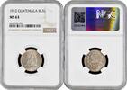 1 real Guatemala 1 real 1912, NGC MS63, Real (1838 - 1912) Cu-Ni coin -