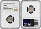 5 centimes Luxembourg 5 centimes 1924, NGC MS65, Grand Duchess Charlotte (1918 - 1964) -