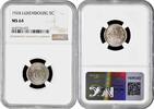 5 centimes Luxembourg 5 centimes 1924, NGC MS64, Grand Duchess Charlotte (1918 - 1964) -