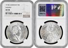 5 mark Saxony 5 mark 1914 E, NGC AU58, King Friedrich August III (1904 - 1918) -