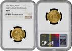 500 reis Brazil 500 reis 1922, NGC MS66, 100th Anniversary - Independence of Brazil -
