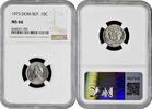 10 centavos Dominican Republic 10 centavos 1973, NGC MS66, Dominican Republic (1937-2023) -