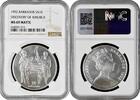 10 dollars Barbados 10 dollars 1992, NGC MS69 MATTE, Discovery of America Top Pop 5/0 -