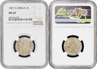 1 shilling South Africa (Transvaal) 1 shilling 1897, NGC MS62, Paul Kruger (1880 - 1900) -