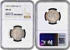 1 shilling Great Britain 1 shilling 1873, NGC MS64, Queen Victoria (1838 - 1901) silver -