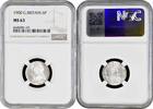 6 pence Great Britain 6 pence 1900, NGC MS63, Queen Victoria (1838 - 1901) -