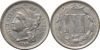 3 cents USA 3 cents 1866, AU, United States of America (1859 - 1909) -