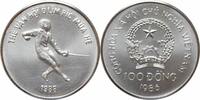 Vietnam 100 dong 1986, BU, Seoul Olympics - Fencing silver coin -