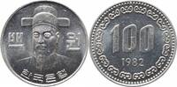 100 won South Korea 100 won 1982, UNC, Republic (1966 - 1982) -