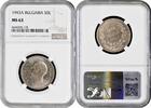 50 leva Bulgaria 50 leva 1943, NGC MS63, Tsar Boris III (1918 - 1943) -