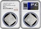 1/4 thaler Salzburg 1/4 thaler 1586, NGC MS67 KLIPPE, A. Koppenwallner Issue 1928 Top 3/0 -