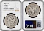 1 Dollar USA 1 Dollar 1884 O, NGC POOR 1, Morgan Dollar silver coin -
